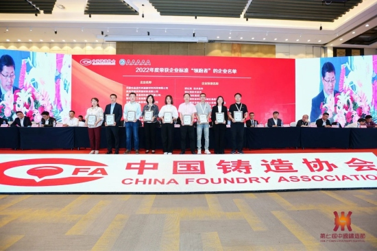 对2021年和2022年入围企业标准“领跑者”的企业进行表彰 对2021年和2022年入围企业标准“领跑者”的企业进行表彰