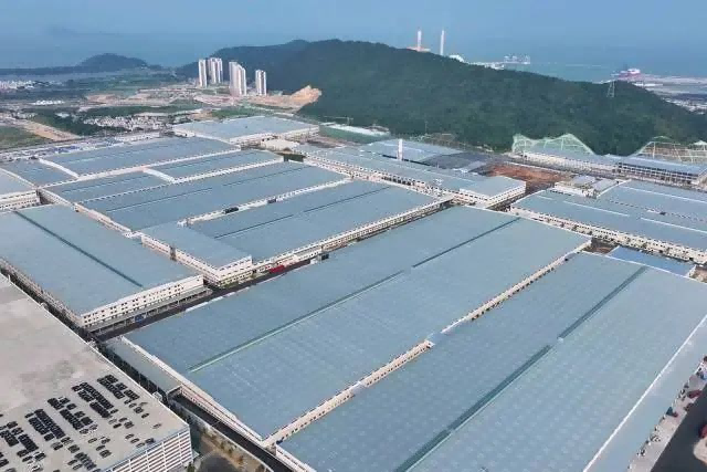 比亚迪深汕特别合作区超级工厂 比亚迪深汕特别合作区超级工厂